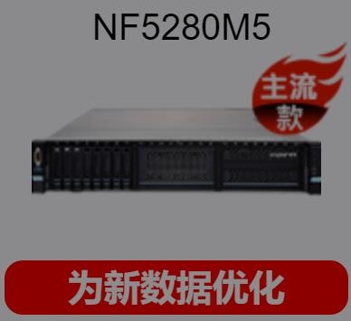 >浪潮英信服务器（INSPUR）NF5280 M5 机架式2U服务器 主机 英特尔® 至强  人工智能数据库虚拟化GPU算力 1*银牌 4210【10核 2.1GHz】 32G内存 4T SATA 企业级硬盘